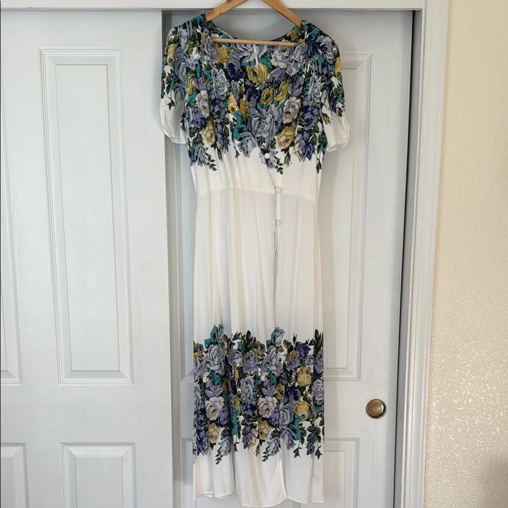 Free People Jamie Floral White Dress - Picture 6 of 9